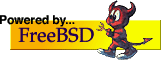 Powered by FreeBSD