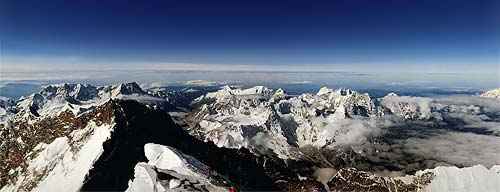360 degree panorama on the Everest