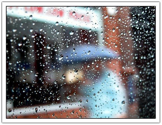 Rain through window (64Kb)