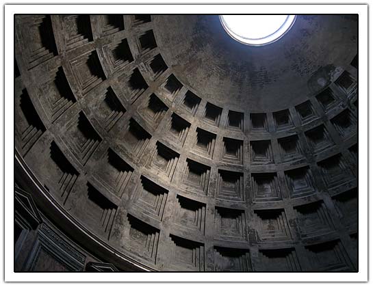 Concrete roof of the pantheon (40kb)