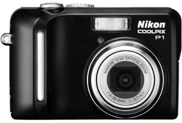 Black Nikon Coolpix P1 (12kb)