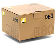 Nikon D80 box